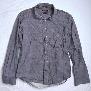 Cactus Premium Clothing Slim Fit Long‎ Sleeve Button Up Shirt Patterned L